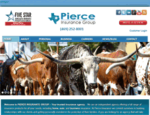 Tablet Screenshot of pierceinsgroup.com